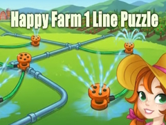 Гульня Happy Farm 1 Line Puzzle