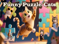 Гульня Funny Puzzle: Cats
