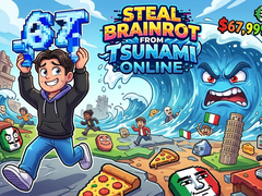 Гульня Steal Brainrot From Tsunami Online