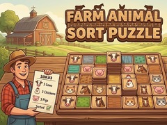 Гульня Farm Animal Sort Puzzle