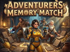 Гульня Adventurers Memory Match