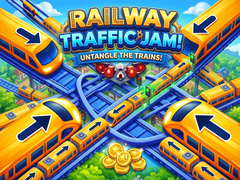 Гульня Railway Traffic Jam! Untangle the Trains!