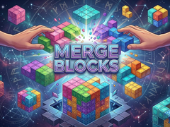 Гульня Merge Bloks