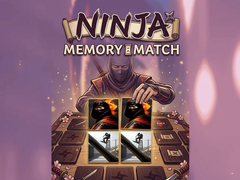 Гульня Ninja Memory Match