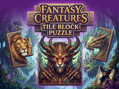 Гульня Fantasy Creatures Tile Block Puzzle