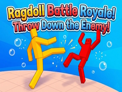 Гульня Ragdoll Battle Royale! Throw Down the Enemy!