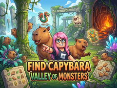 Гульня Find Capybara: Valley of Monsters