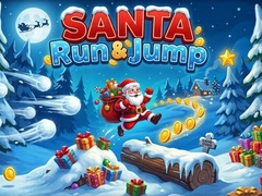 Гульня Santa Run & Jump