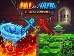 Гульня Fire and Water: Stick Adventures