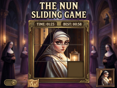 Гульня The Nun Sliding Game