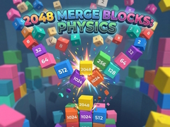 Гульня 2048 Merge Blocks: Physics