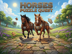 Гульня Horses Puzzle Quest