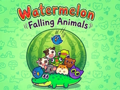 Гульня Watermelon Falling Animals
