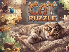 Гульня Cat Puzzle