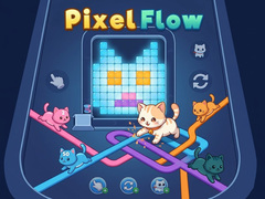 Гульня Pixel Flow