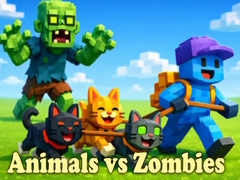 Гульня Animals vs Zombies
