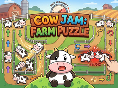 Гульня Cow Jam Farm Puzzle