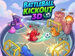 Гульня Battle Ball Kickout 3D