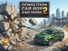 Гульня Demolition Car Rope and Hook 2