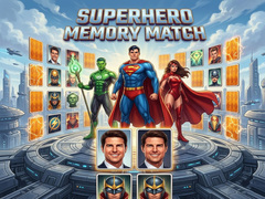 Гульня Superhero Memory Match