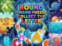 Гульня Round Jigsaw Puzzle - Collect the Letter