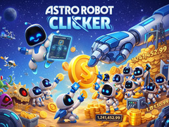 Гульня Astro Robot Clicker