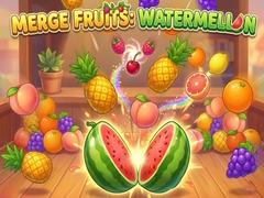Гульня Merge Fruits: Watermellon