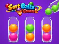 Гульня Sort Balls Cones