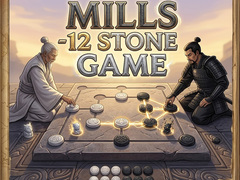 Гульня Mills - 12 Stone Game 