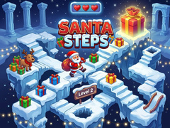 Гульня Santa Steps