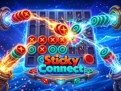 Гульня Sticky Connect