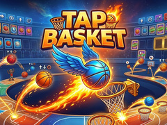 Гульня Tap Basket