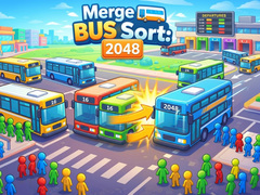 Гульня Merge Bus Sort: 2048