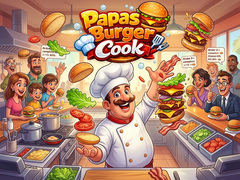 Гульня Papas Burger Cook