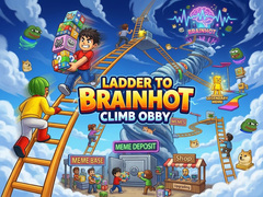 Гульня Ladder to Brainhot: Climb Obby