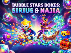 Гульня Bubble Stars boxes: Sirius & Najia