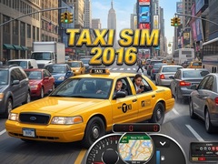 Гульня Taxi Sim 2016
