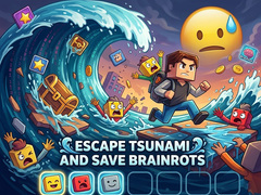 Гульня Escape Tsunami and Save Brainrots