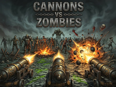 Гульня Cannons vs Zombies