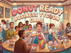 Гульня Donut Ready Business Tycoon Game