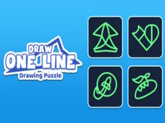 Гульня Draw One Line Drawing Puzzle