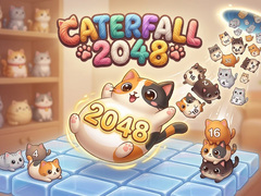 Гульня Caterfall 2048