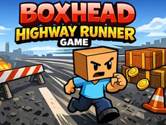 Гульня Boxhead Highway Runner Game