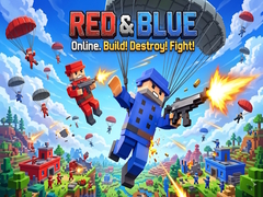 Гульня Red & Blue: Online. Build! Destroy! Fight!
