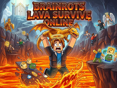 Гульня Brainrots Lava Survive Online