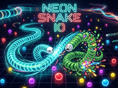 Гульня Neon Snake io