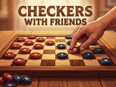 Гульня Checkers with Friends