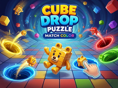 Гульня Cube Drop Puzzle: Match Color