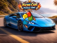 Гульня Racing Cars Puzzle Time