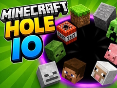 Гульня Minecraft Hole IO